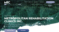 Desktop Screenshot of metrorehab.net