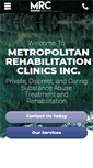 Mobile Screenshot of metrorehab.net